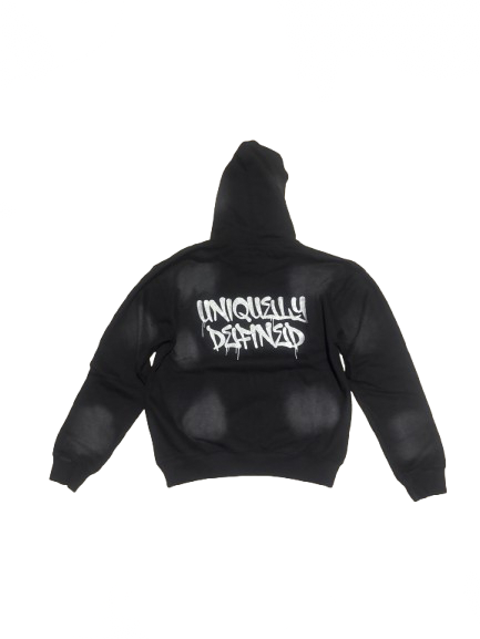 black sun-faded signature pullover