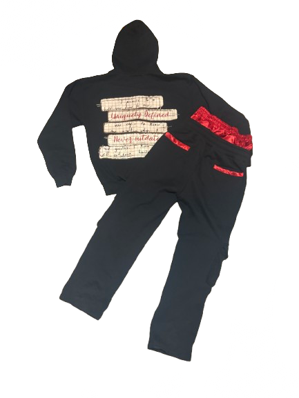 “love letter” sweat suit