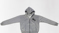 gray signature zip up (PRE ORDER)