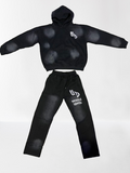 Black uniquely defined pullover set (PRE ORDER)