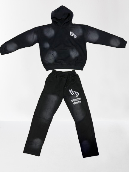 Black uniquely defined pullover set (PRE ORDER)