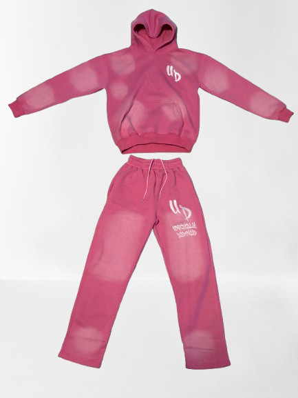 pink uniquely defined pullover set